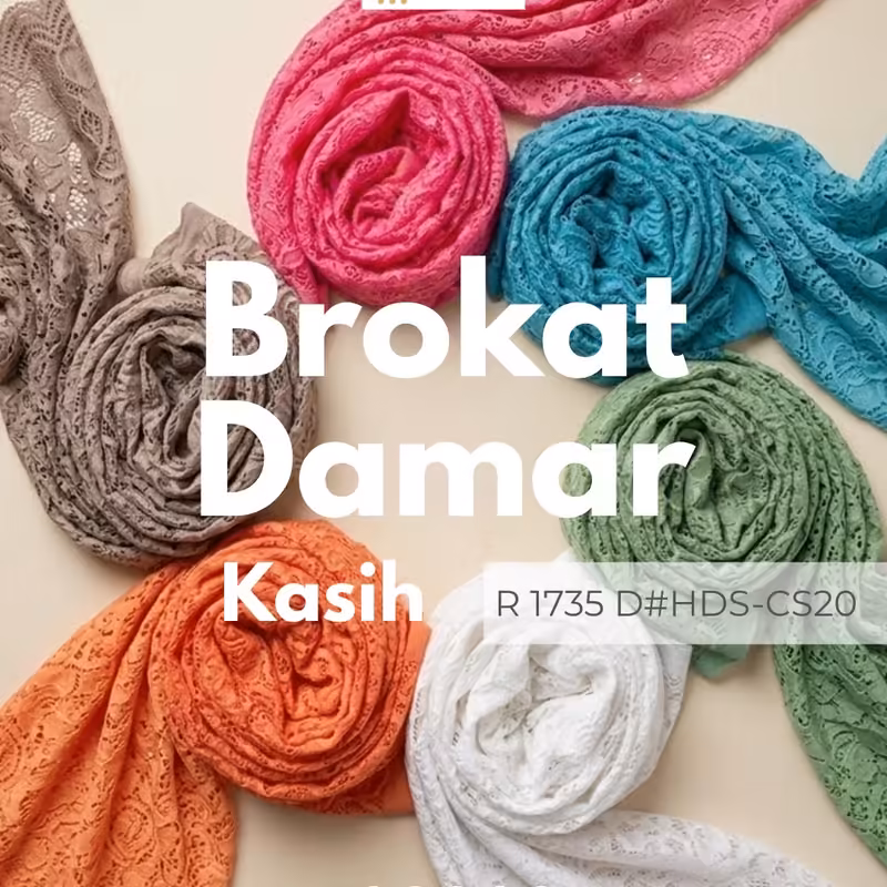 Home 11 Kain Brokat Damar Kasih R 1735 D#HDS-CS20
