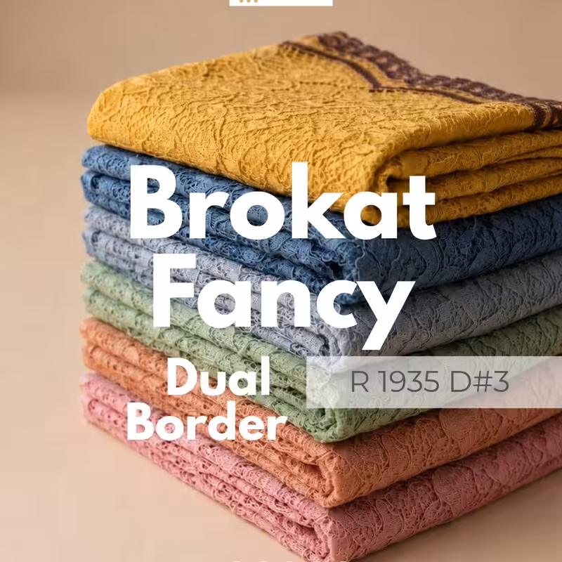 Brokat Fancy Dual Border R 1935 D#3