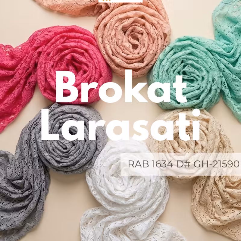 Home 9 Kain Brokat Larasati R 1634 D#GH-21590