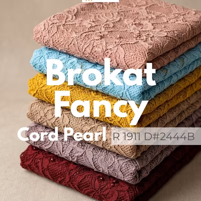 Brokat Fancy Cord Pearl R 1911 D#2444B