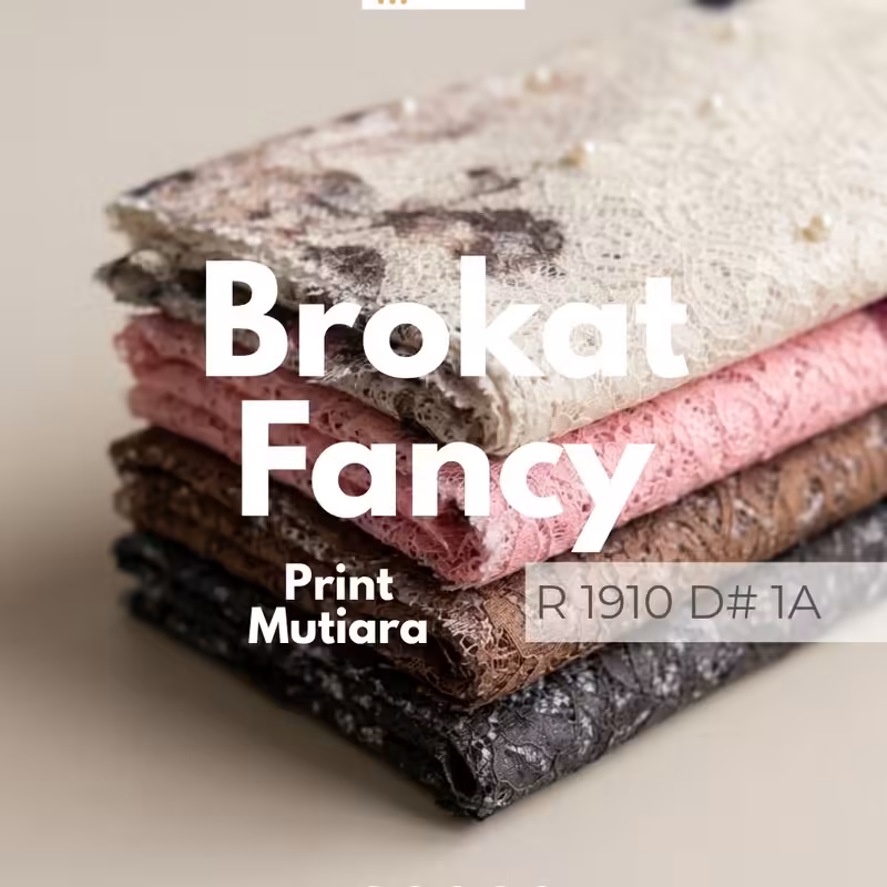 Home 6 Brokat Fancy Print Mutiara R 1910 D#1A
