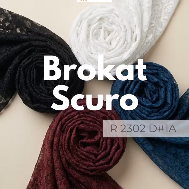 Home 7 Kain Brokat Scuro R 2302 D#1A