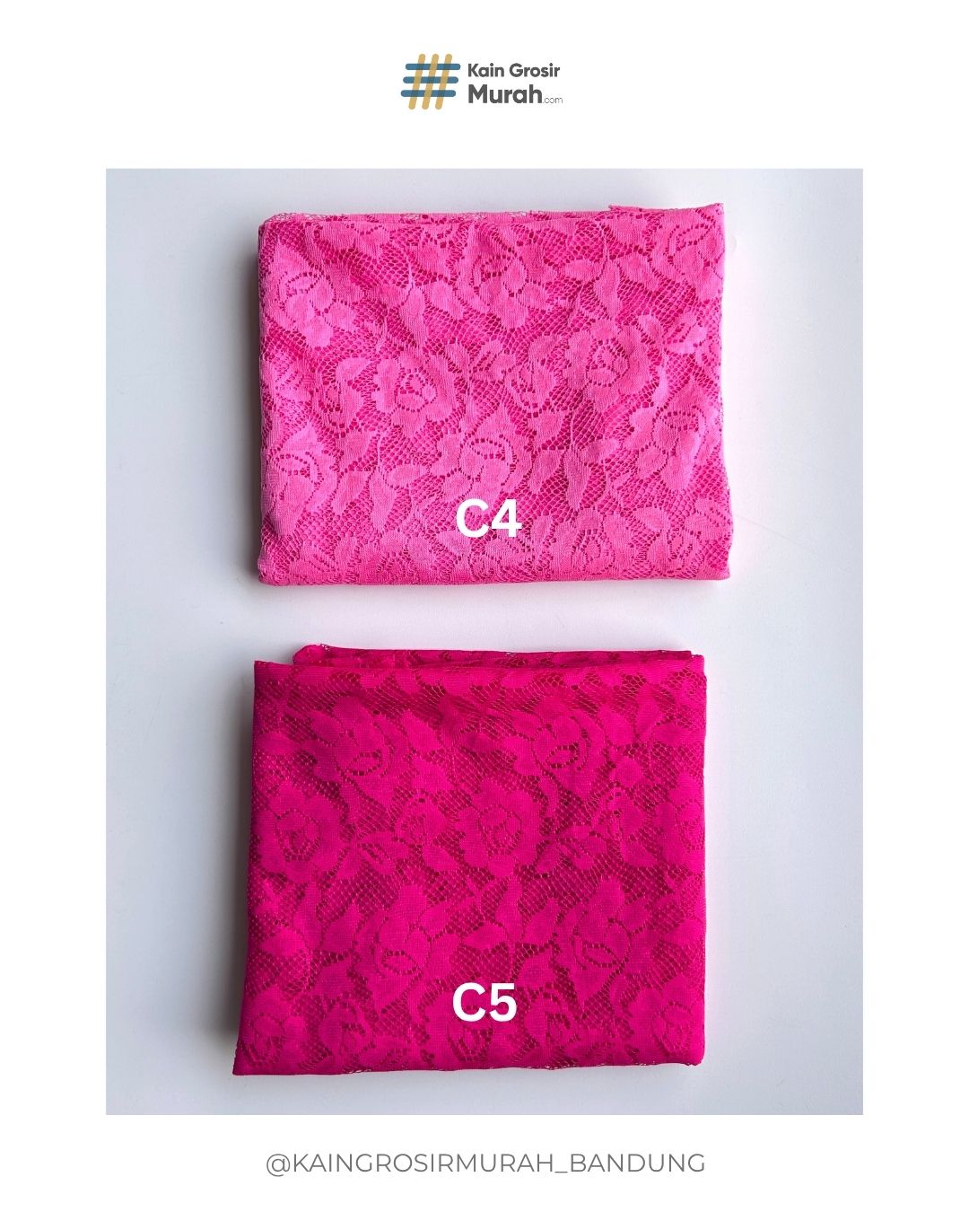 Kain Brokat Karina D#11/5 2 Warna available Kain Brokat Karina D#11/5