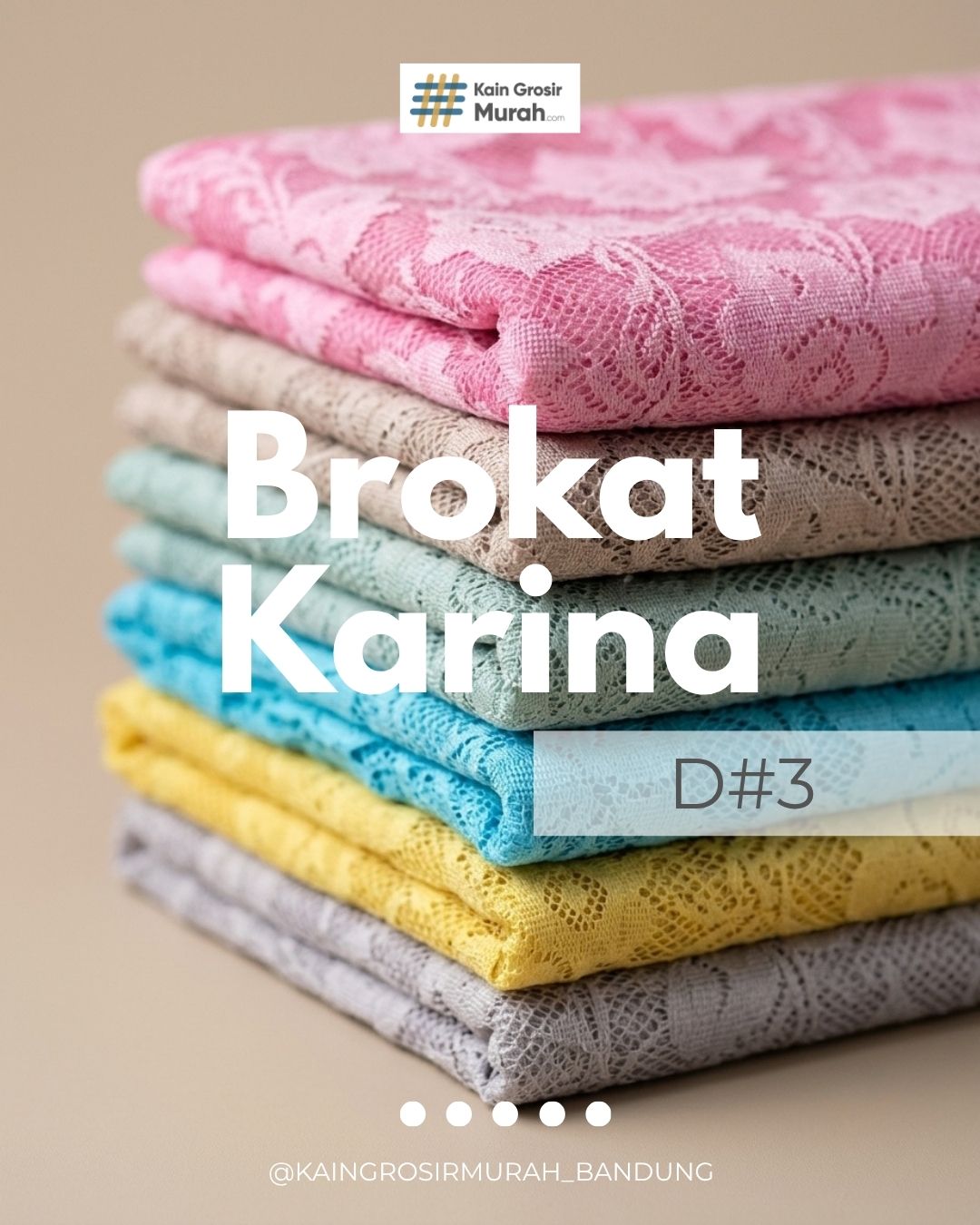 Kain Brokat Karina D#3 1 Kain Brokat Karina D#3