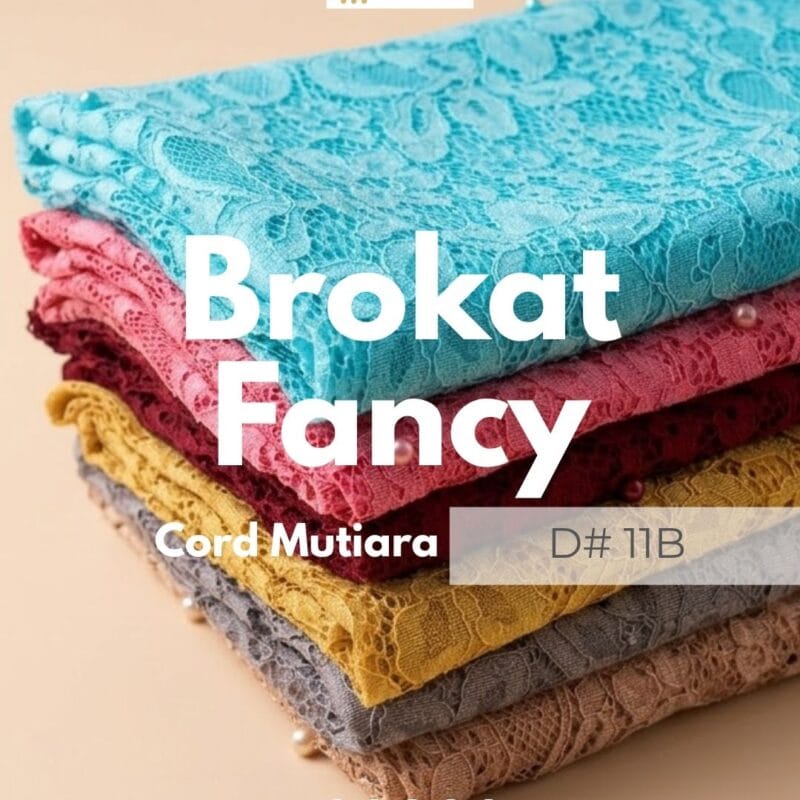 Kain Brokat Fancy Cord Mutiara D#11B