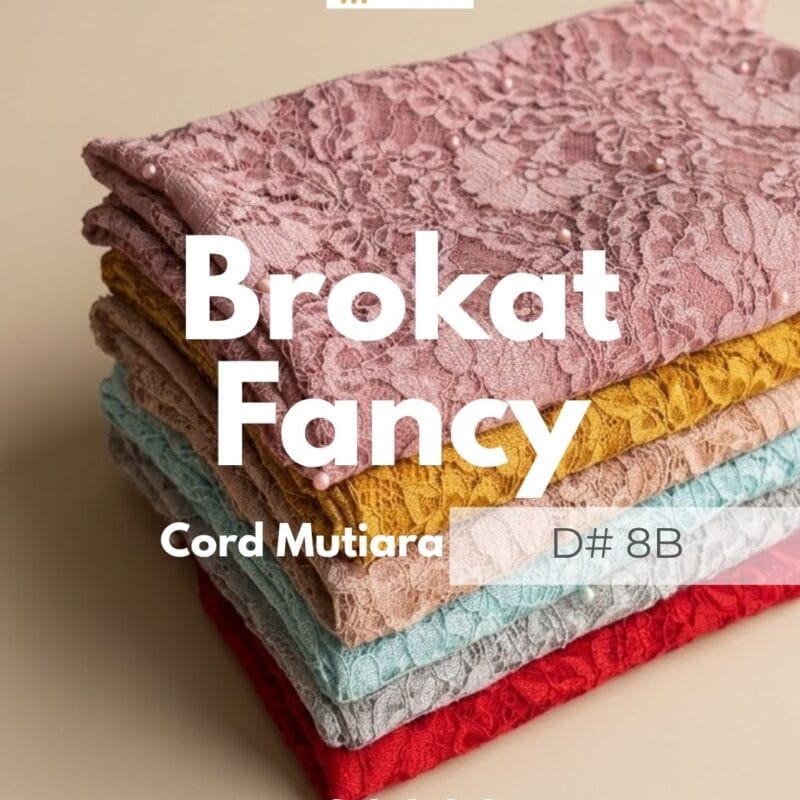 Kain Brokat Fancy Cord Mutiara D#8B