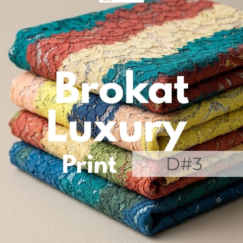 Kain Brokat Luxury Print D#3