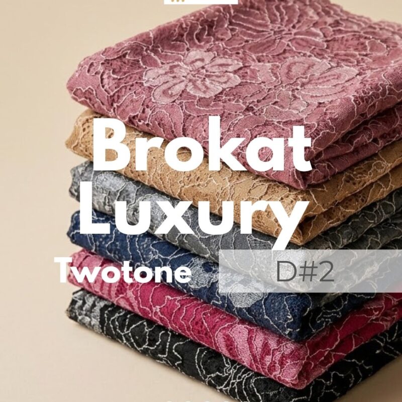 Kain Brokat Luxury Twotone D#2