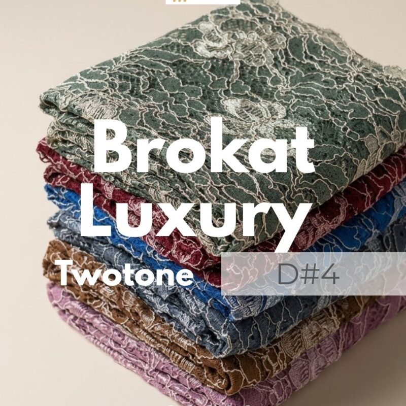 Kain Brokat Luxury Twotone D#4