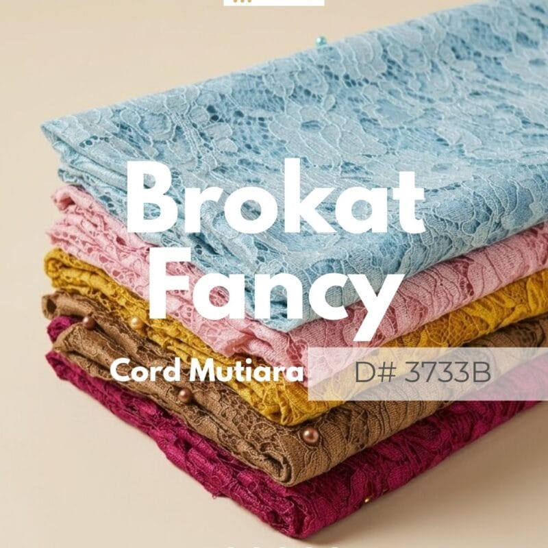 Kain Brokat Fancy Cord Mutiara D#3773B